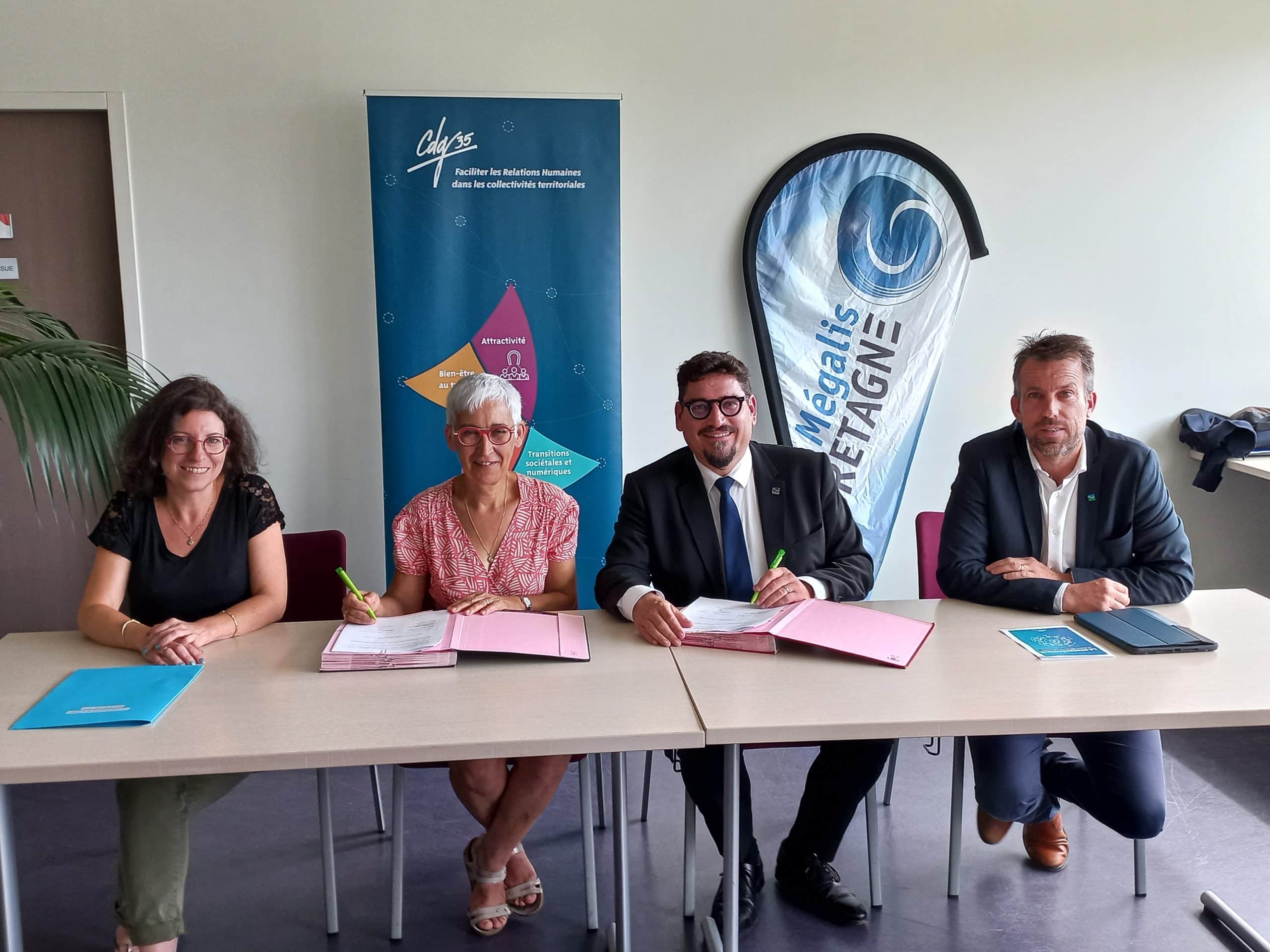 Mégalis Bretagne et le Centre de Gestion d’Ille-et-Vilaine s’associent