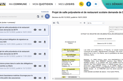 Le nouveau design de la publication des actes