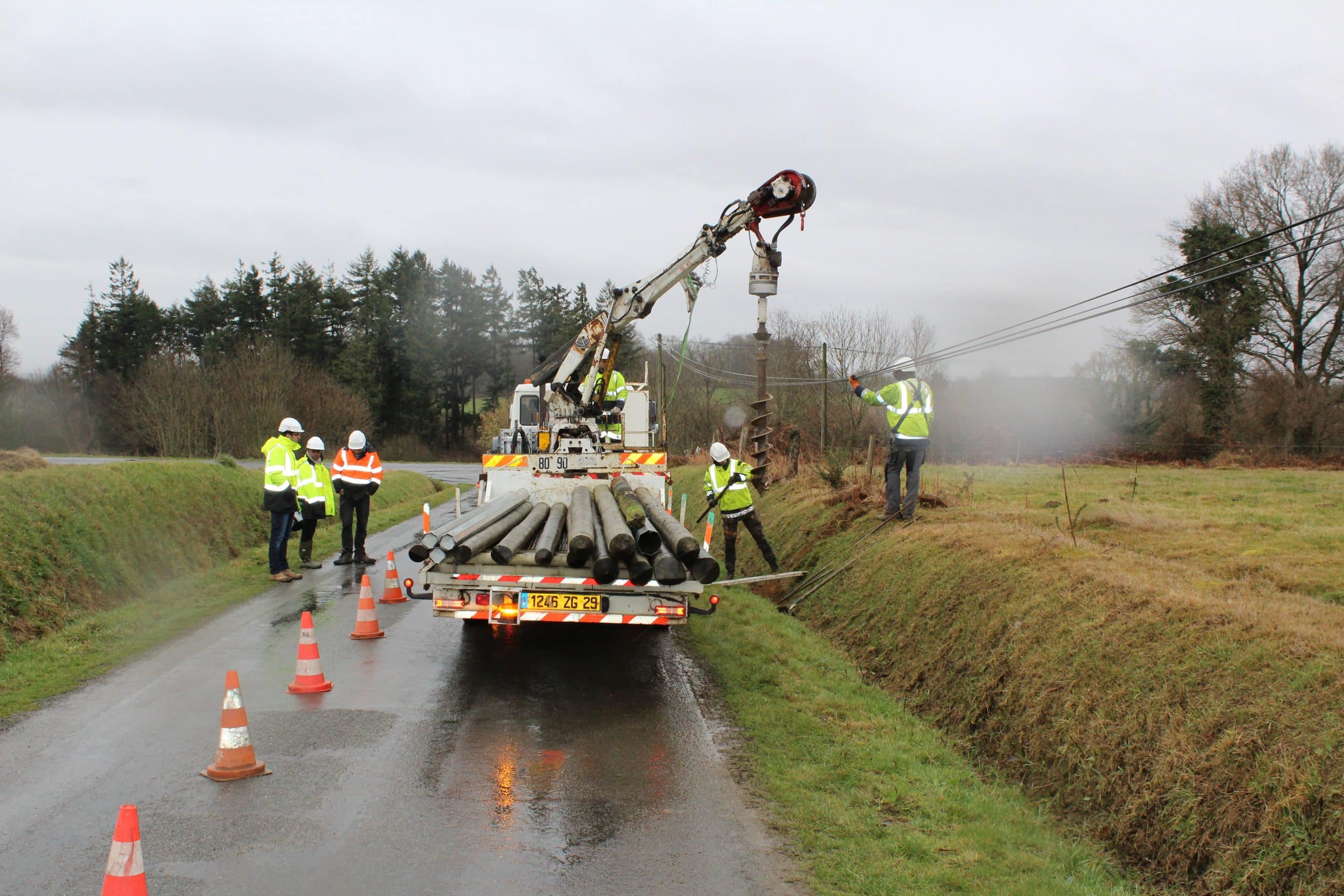 Tempête Ciaran : dommage sur le réseau de fibre optique